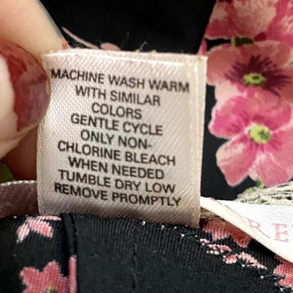 Vintage Y2k Victoria's Secret Satin Lace Floral Gothic Coquette Slip Dress - Picture 14 of 14